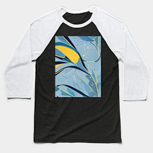 Chromatic Botanic Abstraction #89 Baseball T-Shirt